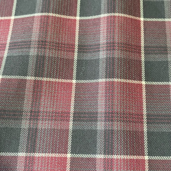 UNTUCKit Mens Red Check Cotton Wrinkle Free Lerman Casual Office Shirt- Sz-XL - Picture 4 of 16